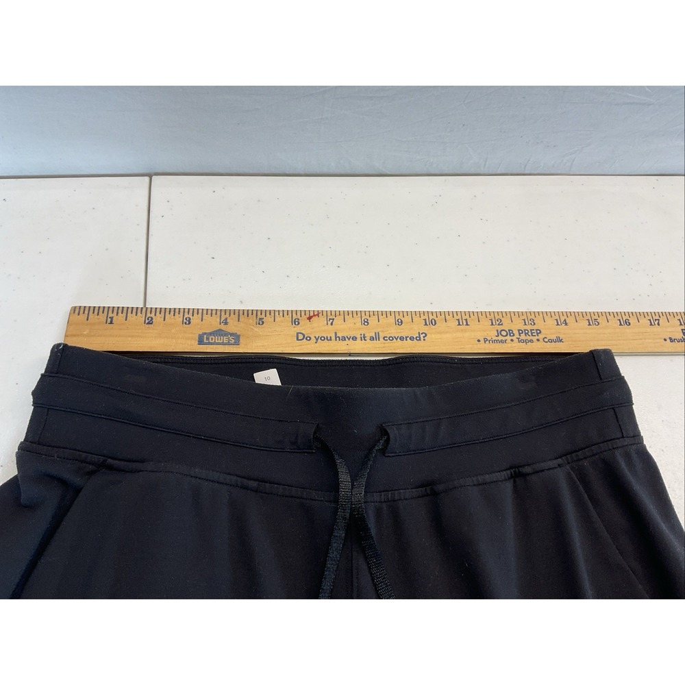 Lululemon Joggers Womens 10 Ready To Rulu Black Stretch Drawstring‎ pockets - Picture 8 of 10